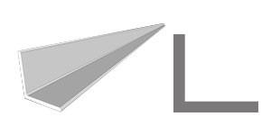 aluminijska letva L profil